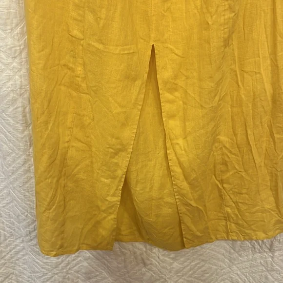 NWOT Anthropologie Linen Blend Halter Maxi
